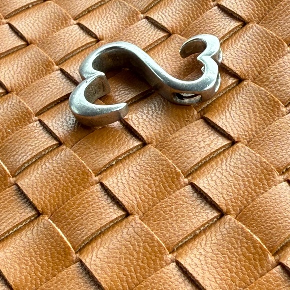 Silver open heart charm - Picture 3 of 4